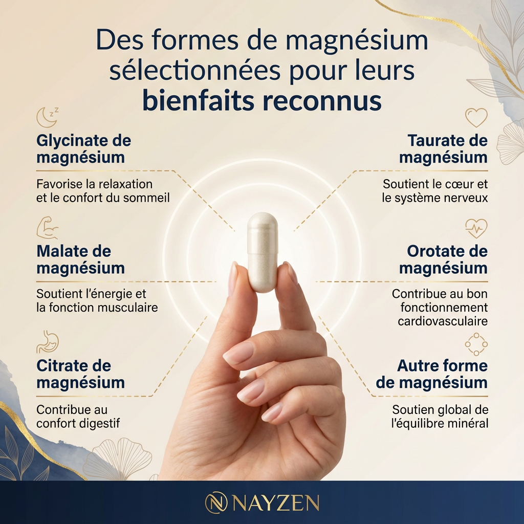 Magnesium Complex – 8 formes essentielles | Haute absorption